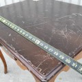 Table d'esprit Louis XV, base chantournée et pattes galbées (Italie) - 3