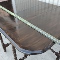 Table dite à barrières, piétement tourné - 6