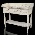 Table lave-main, 2 tirois, telle que trouvée  - 1