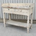 Table lave-main, 2 tirois, telle que trouvée  - 7