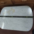 Antique side table with marble top. - 4