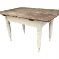 Antique turned legs table  - 3