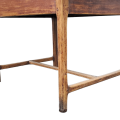 Table rustique avec piétement à traverses et chanfreinés - 7