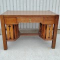 Oak writing desk, work desk - 4