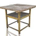 Antique table chair, forged nails assembly - 1