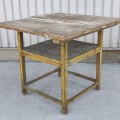 Antique table chair, forged nails assembly - 8
