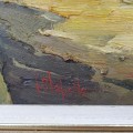 Oil on masonite painting  signed J.P. Labelle  - 3