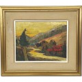 Oil on masonite painting  signed J.P. Labelle  - 1