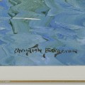 Tableau, huile sur toile, peinture signée Christian Bergeron  - 3