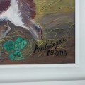 Tableau, peinture naïve signée Paul Lachapelle, Terrebonne  - 2