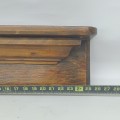 Antique wooden wall shelf - 5