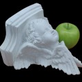Vintage plaster angel cornice, plaster schelf - 2