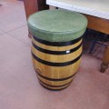 Wooden barrel stool - 5