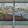 Vintage hooked tapestry, rug  - 3