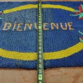 Tapis crocheté décoratif, bienvenue - 3
