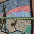 Vintage hooked rug  - 2