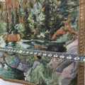 Tapisserie tissée, broderie signée Beaumont  - 3
