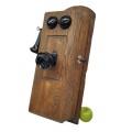 Antique wooden wall telephone - 2