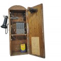 Antique wooden wall telephone - 3