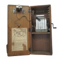 Antique wooden wall telephone - 2