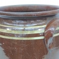 Tinette, jarre décorative, poterie craquée (voir autres photos) - 3
