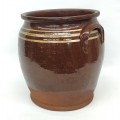 Tinette, jarre décorative, poterie craquée (voir autres photos) - 4