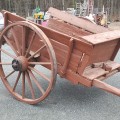 Tombereau à bascule à 2 roues pour chevaux, voiture à cheval  - 2