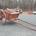 Tombereau à bascule à 2 roues pour chevaux, voiture à cheval  - 5