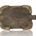 Carved wooden turtle, folk art sculpture  - 5