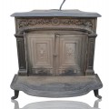 Home Franklin no.1 Fawcett enamel & heating products ltd. cast iron stove - 1