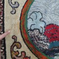 Très beau tapis crocheté (voir autres photos pour condition) - 4