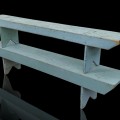 Antique pine bench with nice color  - 1