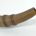 Nice carved gun powder horn  - 4