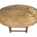 Très belle reproduction de table-chaise, piétement chanfreiné et plateau en pin - 4