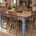 Rustic kitchen turned legs table - 2