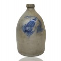 Rare stoneware Moses Farrar jug, St-Johns C.E. - 1