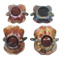 Carnival glass dishes, plates  - 2