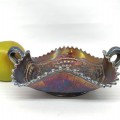 Carnival glass dishes, plates  - 3
