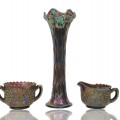 Carnival glass dishes  - 1