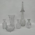 Vaisselle, verre en cristale, pin wheel - 3