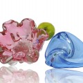 Vaisselle verre soufflé (Bleu Val St-Lambert) - 2