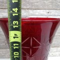 Vase en verre '' cranberry '' - 2