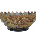 Carnival glass berry bowl, dishes  - 1