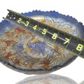 Paon and urn carnival glass dish  - 2