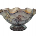 Star of David carnival glass bowl  - 2