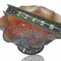 Star of David carnival glass bowl  - 3