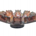 Vintage carnival glass plate  - 2