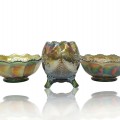 Carnival glass dishes  - 4