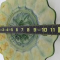 Decorative Canival glass heavy grape plate  - 3