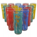 Verres à cocktail de type Tom Collins, mid-century modern, vaisselle - 1
